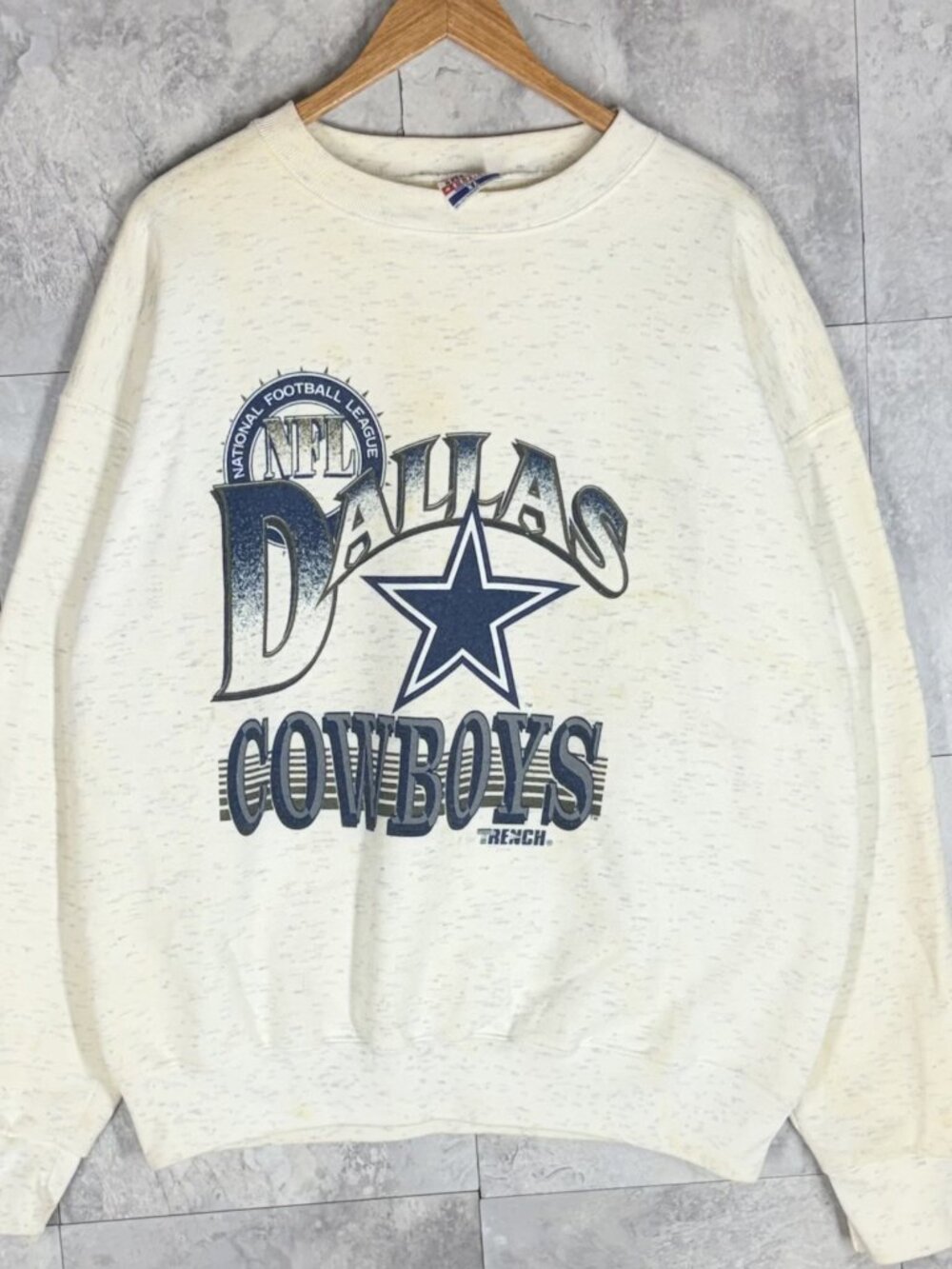 Vintage 90s Dallas Cowboys Men's XL USA Made Graphic Crewneck Sweatshirt NFL